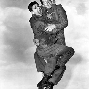 JUMPING JACKS, Jerry Lewis, Dean Martin, 1952, screaming