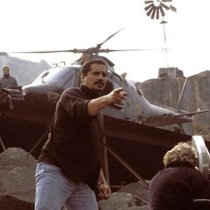 REIGN OF FIRE, director Rob Bowman on location, 2002 (c) Walt Disney.  .