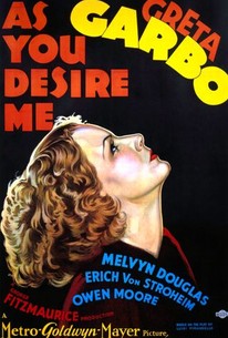 As You Desire Me poster