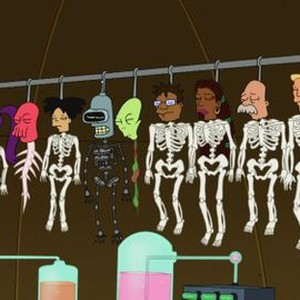 Futurama, from left: Katey Sagal, Billy West, Lauren Tom, John DiMaggio, Phil LaMarr, 'Rebirth', Season 6, Ep. #1, 06/24/2010, ©CCCOM
