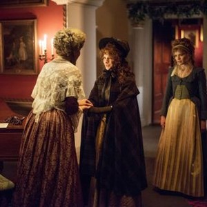 LOVE & FRIENDSHIP, (aka LOVE AND FRIENDSHIP), from left, Jemma Redgrave,  Kate Beckinsale, Emma Greenwell,  2016, ©Roadside Attractions