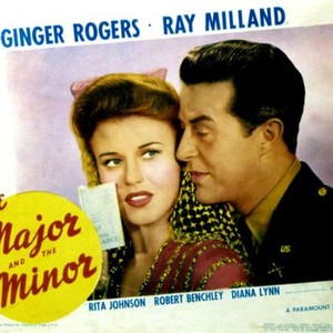 MAJOR AND THE MINOR, THE, Ginger Rogers, Ray Milland, 1942