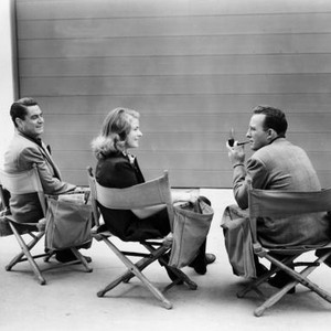 THE BELL'S OF ST. MARY'S, from left: director Leo McCarey, Ingrid Bergman, Bing Crosby, between scenes, on set, 1945