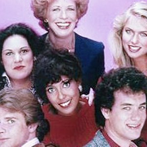 Holland Taylor (top); Wendie Jo Sperber, Telma Hopkins and Donna Dixon (middle row, from left); Peter Scolari (left) and Tom Hanks (bottom row)