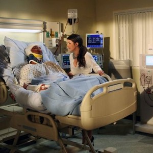 90210, Tristan Wilds (L), Shenae Grimes (R), 'Til Death Do Us Part', Season 5, Ep. #1, 10/08/2012, ©KSITE