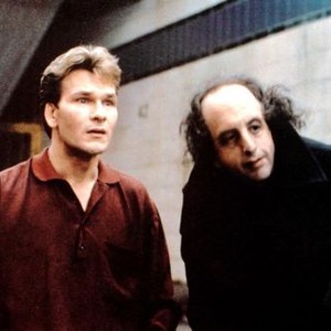GHOST, from left: Patrick Swayze, Vincent Schiavelli, 1990. ©Paramount
