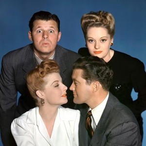 ONE MORE TOMORROW, Ann Sheridan, Dennis Morgan (front), Jack Carson, Alexis Smith (back), 1946