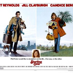 STARTING OVER, (from left): Burt Reynolds, Candice Bergen, Jill Clayburgh, 1979. © Paramount