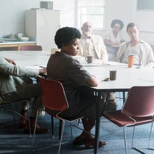 THE BEST OF ENEMIES, FROM LEFT: GILBERT GLENN BROWN, TARAJI P. HENSON, NICK SEARCY, SAM ROCKWELL, 2019. PH: ANNETTE BROWN/© STXFILMS