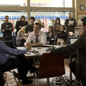(L-R) George Clooney as Governor Mike Morris, Ryan Gosling as Stephen Myers and Max Minghella as Ben Harper in "The Ides of March." photo 6