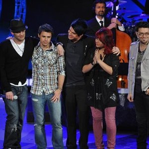 American Idol, Ryan Seacrest, Adam Lambert, Matt Giraud, Kris Allen, Danny Gokey, Allison Iraheta, Season 8, 1/13/2009, ©FOX