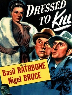sherlock holmes dressed to kill Dressed to Kill vintage insert Sherlock Holmes Basil Rathbone – CVTreasures main image 0