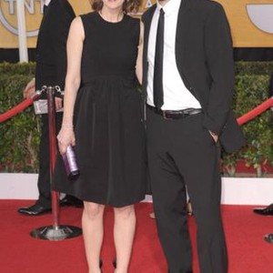 Rosemarie DeWitt, Ron Livingston at arrivals for The 20th Annual Screen Actors Guild Awards (SAGs) - ARRIVALS 2, The Shrine Auditorium, Los Angeles, CA January 18, 2014. Photo By: Elizabeth Goodenough/Everett Collection