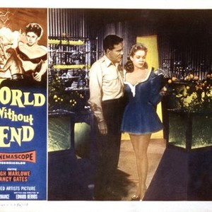 WORLD WITHOUT END, Hugh Marlowe, Nancy Gates, 1956