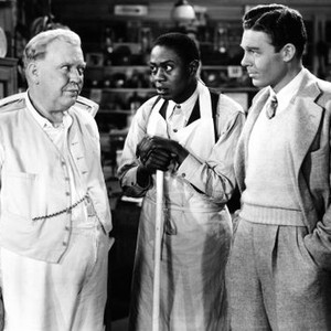 SCATTERGOOD SURVIVES A MURDER, from left, Guy Kibbee, (as Scattergood Baines), Willie Best, John Archer, 1942