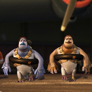 A pigeon named Valiant (voiced by Ewan McGregor) realizes his dream of becoming a member of the Royal Homing Pigeon Service, and is joined by new recruits (l-r) Lofty, Tailfeather, and Toughwood. photo 9