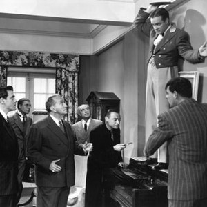 MY FAVORITE BRUNETTE, Jack LaRue, John Hoyt, Charles Dingle, Frank Puglia, Peter Lorre, Bob Hope, Lon Chaney, Jr., 1947