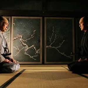 (L-R) Mikijiro Hira as Sir Doi and Koji Yakusho as Shinzaemon Shimada in "13 Assassins."