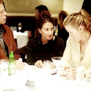FRIENDS WITH MONEY, Greg Germann, director Nicole Holofcener, Frances McDormand on set, 2006, (c) Sony Pictures Classics