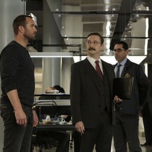 Blindspot, Sullivan Stapleton (L), John Hodgman (R), 'Erase Weary Youth', Season 1, Ep. #13, 03/14/2016, ©KSITE