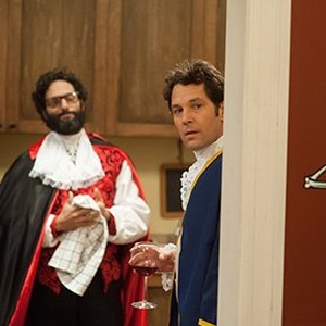 (L-R) Jason Mantzoukas as Bob and Paul Rudd as Joel in "They Came Together." photo 5