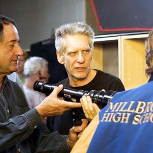 A HISTORY OF VIOLENCE, director David Cronenberg on set, 2005, (c) New Line