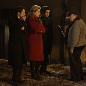 Mathieu Amalric as Henri, Catherine Deneuve as Junon and Jean-Paul Roussillon as Abel in "A Christmas Tale."