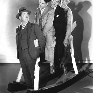 THREE MEN ON A HORSE, Frank McHugh, Teddy Hart, Sam Levene, Allen Jenkins, 1936