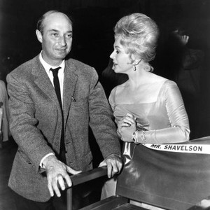 A NEW KIND OF LOVE, Director Melville Shavelson and Eva Gabor on set, 1963