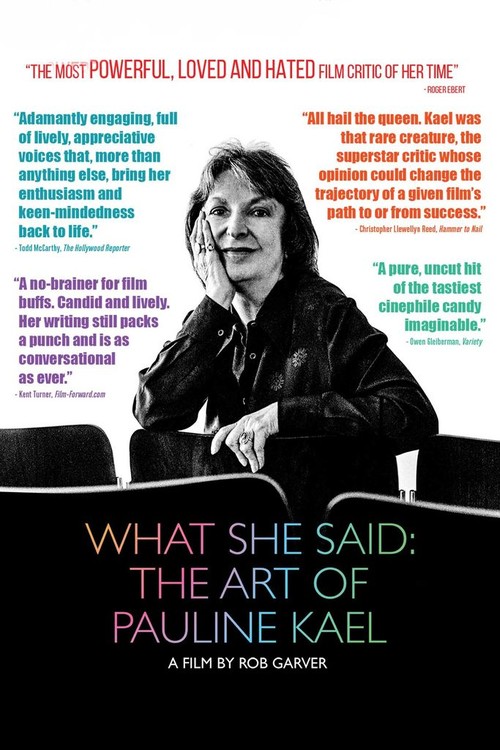 What She Said: The Art of Pauline Kael poster