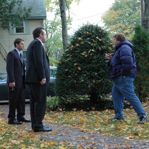 (L-R) Tim Daly, Tom Arnold and director Tennyson Bardwell on the set of "The Skeptic." photo 7