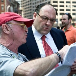 THE TAKING OF PELHAM 1 2 3, from left: director Tony Scott, James Gandolfini, on set, 2009. Ph: Rico Torres/©Columbia Pictures
