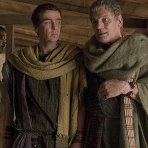 Spartacus: Gods of the Arena, John Hannah (L), Jeffrey Thomas (R), 01/21/2011, ©STARZPR
