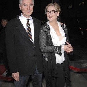 John Patrick Shanley, Meryl Streep at arrivals for DOUBT Premiere, Academy of Motion Picture Arts  Sciences (AMPAS), Los Angeles, CA, November 18, 2008. Photo by: Michael Germana/Everett Collection