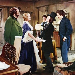 SONG WITHOUT END, from left: Lou Jacobi, Genevieve Page, Dirk Bogarde as Franz Liszt (rear), Patricia Morison as George Sand, Alex Davion as Frederic Chopin, 1960