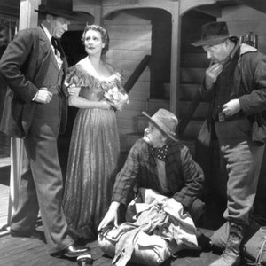 QUEEN OF THE YUKON, Charles Bickford, Irene Rich, George Cleveland, Guy Usher, 1940
