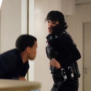 Almost Human, Michael Ealy (L), Gina Carano (R), 'Unbound', Season 1, Ep. #9, 02/03/2014, ©FOX