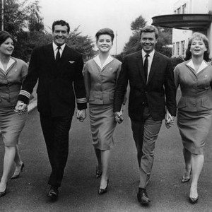 COME FLY WITH ME, Pamela Tiffin, Hugh O'Brian, Dolores Hart, Karl Bohm, Lois Nettleton, 1963