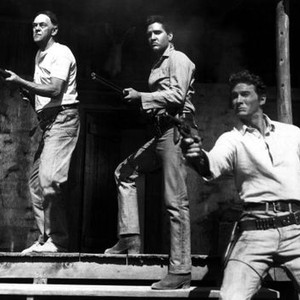 FLAMING STAR, John McIntire, Elvis Presley, Steve Forrest, 1960, TM and Copyright (c) 20th Century-Fox Film Corp. All Rights Reserved