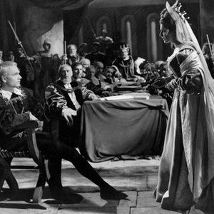 HAMLET, Laurence Olivier, Felix Aylmer, Basil Sidney, Eileen Herlie, 1948