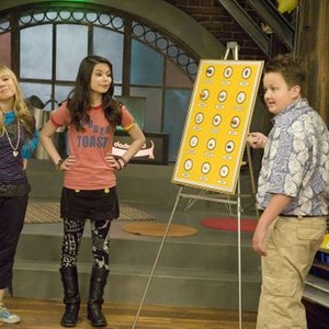 iCarly, Jennette McCurdy (L), Miranda Cosgrove (C), Noah Munck (R), 09/08/2007, ©NICK