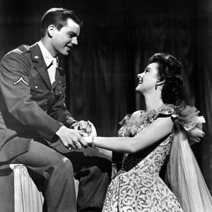 WITH A SONG IN MY HEART, Robert Wagner, Susan Hayward, 1952, TM and Copyright (c) 20th Century-Fox Film Corp.  All Rights Reserved