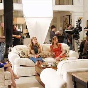 Revenge, from left: Madeleine Stowe, Dendrie Taylor, Emily VanCamp, Collins Pennie, 'Victory', Season 2, Ep. #17, 03/24/2013, ©ABC