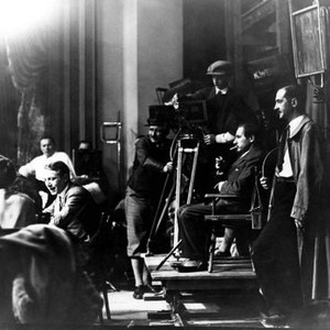 DISHONORED, director Josef von Sternberg, (seated behind camera), on-set, 1931