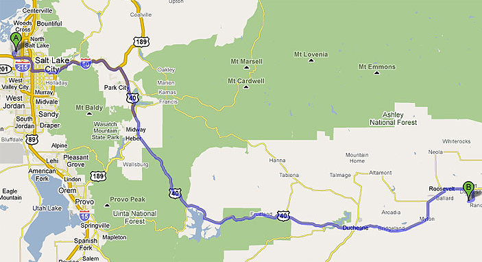 skinwalker ranch map