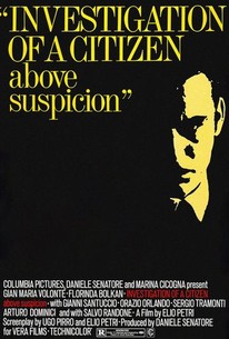 Poster for Investigation of a Citizen Above Suspicion