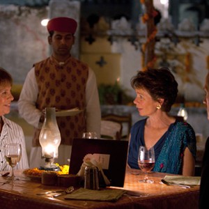 (L-R) Penelope Wilton as Jean, Cecile Imrie as Madge and Bill Nighy as Douglas in "The Best Exotic Marigold Hotel." photo 11