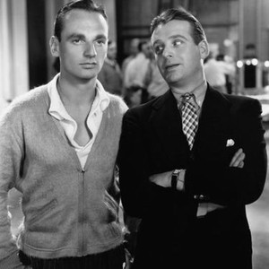 TWO IN THE DARK, from left, Erik Rhodes, Wallace Ford, 1936