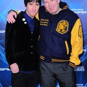 Johnny Marr, Hans Zimmer at arrivals for THE AMAZING SPIDER-MAN 2, Ziegfeld Theatre, New York, NY April 24, 2014. Photo By: Gregorio T. Binuya/Everett Collection