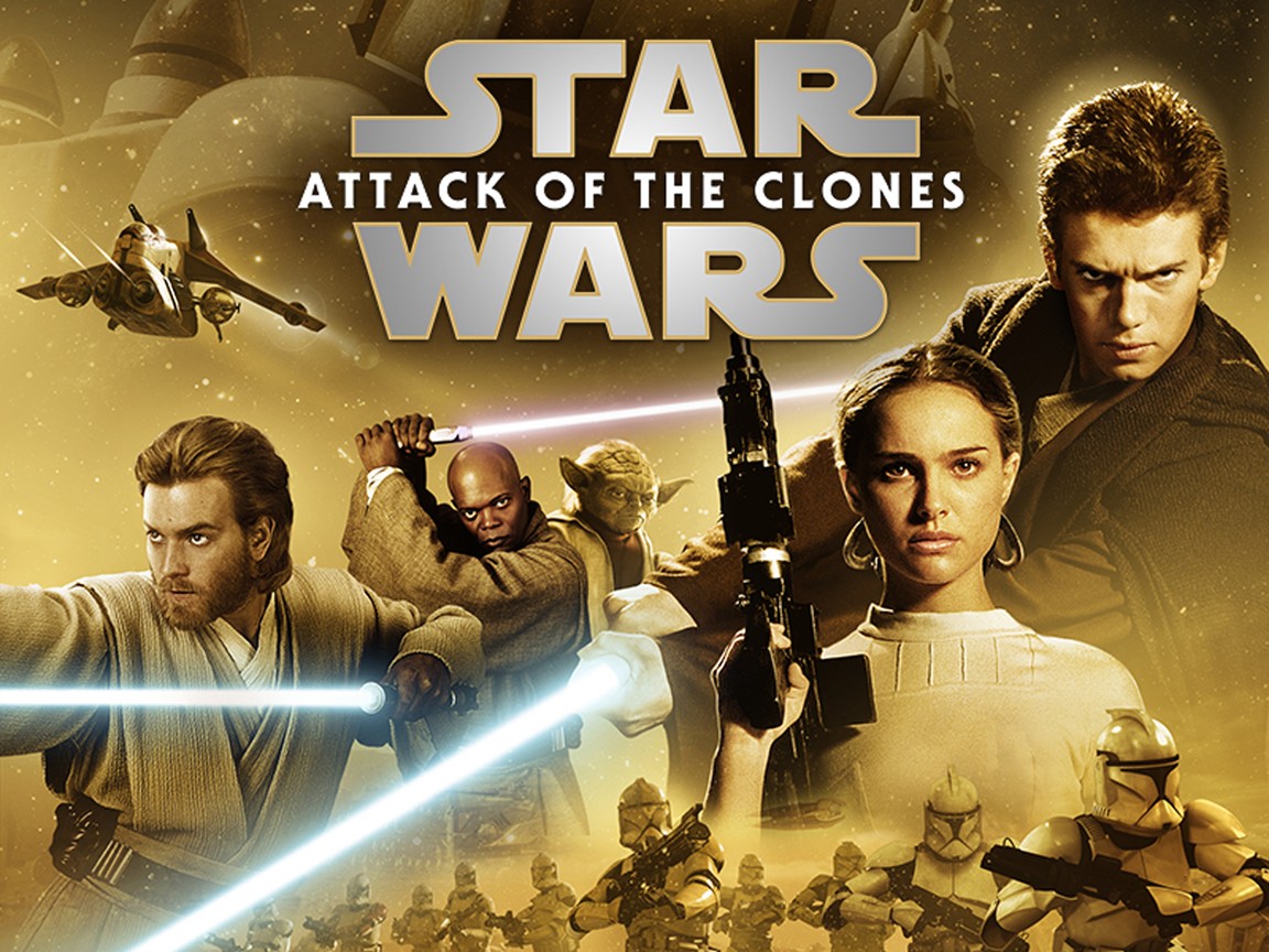 star wars attack of the clones movie poster
